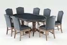 D126-1112181Dakarta wood finish.  Coverings: Standard, Premium & Double Premium Fabrics, Vinyls or Leather.  Table top reverses to a beautiful Alder veneer dining table.  Comes with cup holders.