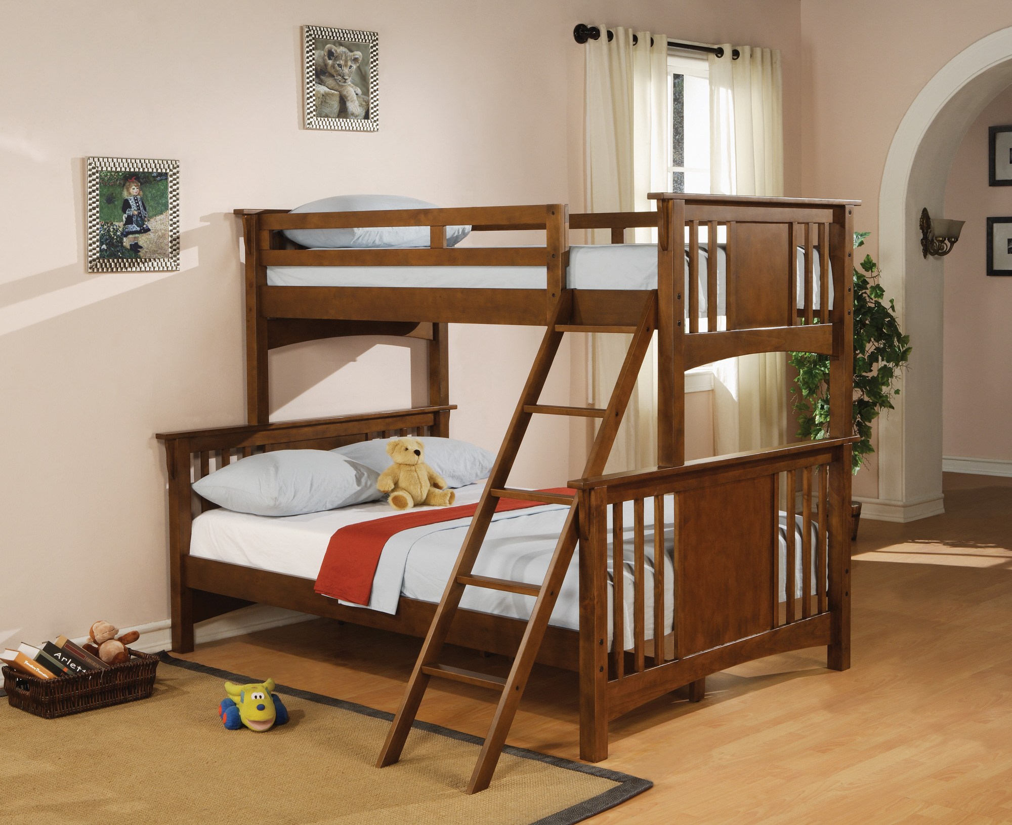 Coaster Furniture  Dark Cherry BUNK BED