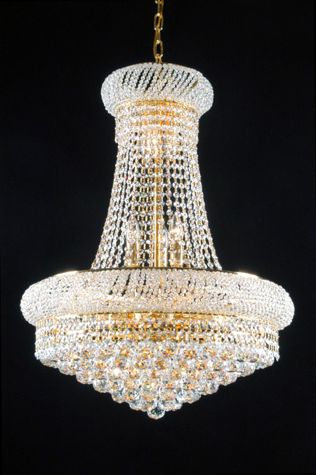 F93-C7/542/15 Empire Style CHANDELIER Chandeliers, Crystal Chandelier, Crystal Chandeliers, Lighting