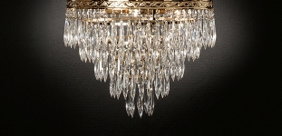 G93-FLUSH/864/4 Empire Style FLUSH/SEMI-FLUSH CHANDELIER Chandeliers, Crystal Chandelier, Crystal Chandeliers, Lighting