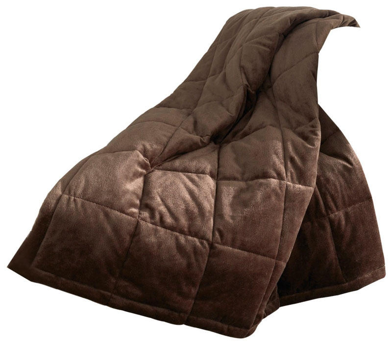 T155-10965090X090CH By Ellery Homestyles ComfortTech 3M Thinsulate Albany Microfiber Full/Queen Blanket, Chocolate