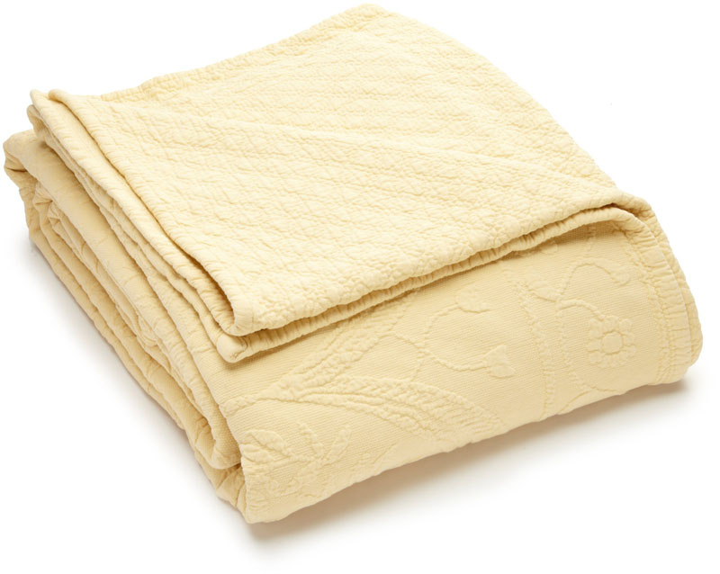 T155-11182TWINBDSSH By Ellery Homestyles King Charles Matelasse Twin Bedspread, Sunshine [Misc.]