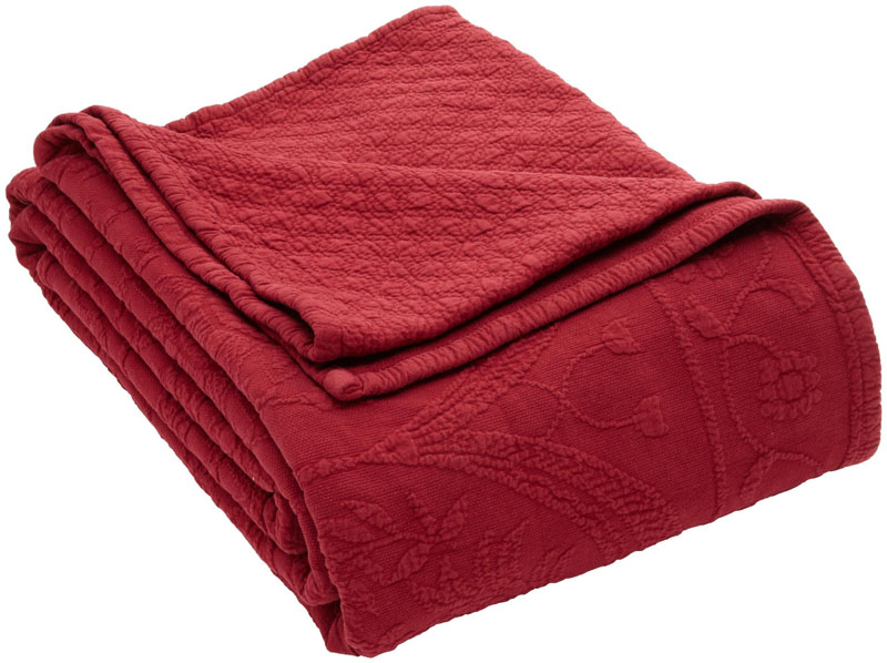T155-11182FULLBDSCT By Ellery Homestyles King Charles Matelasse Full Bedspread, Scarlett [Misc.]
