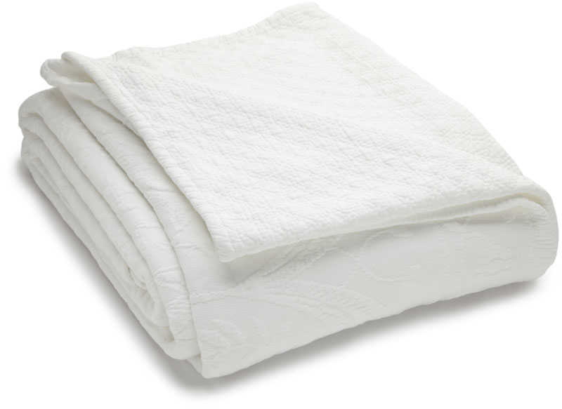T155-11182FULLBDWH By Ellery Homestyles King Charles Matelasse Full Bedspread, White [Misc.]