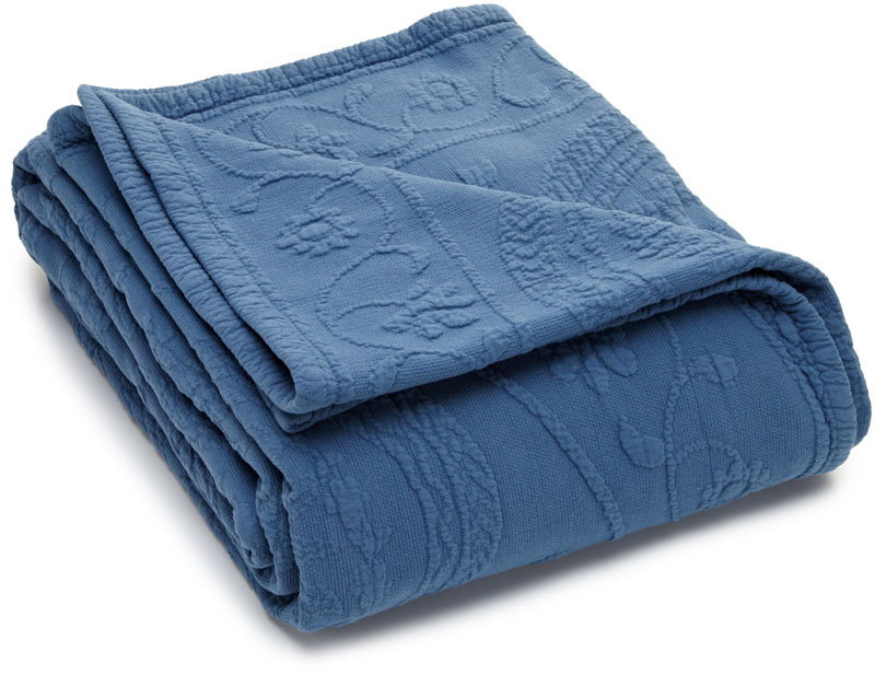 T155-11182FULLCVPOB By Ellery Homestyles King Charles Matelasse Full Coverlet, Provincial Blue [Misc.]