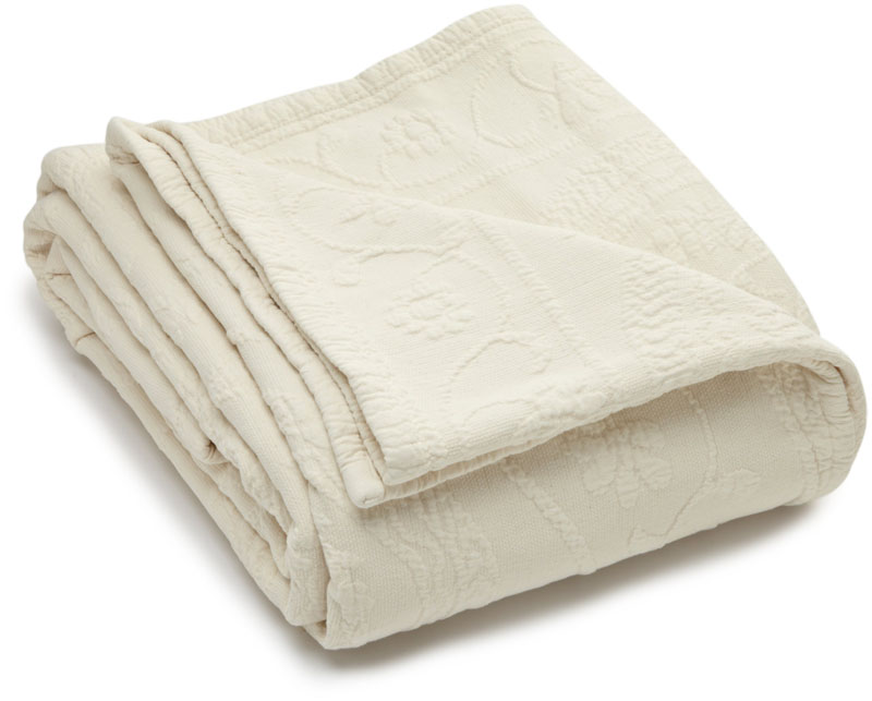 T155-11182QUEENCVIV By Ellery Homestyles King Charles Matelasse Queen Coverlet, Ivory [Misc.]