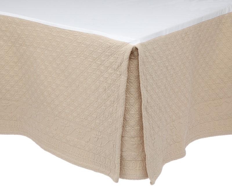T155-11182FULLBSBI By Ellery Homestyles King Charles Matelasse Full Bedskirt, Birch [Misc.]