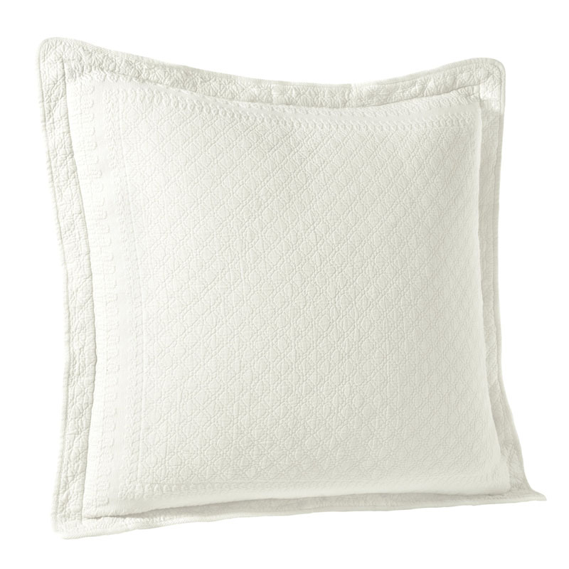 T155-11182026X026WH By Ellery Homestyles King Charles Matelasse Euro Sham, White [Misc.]