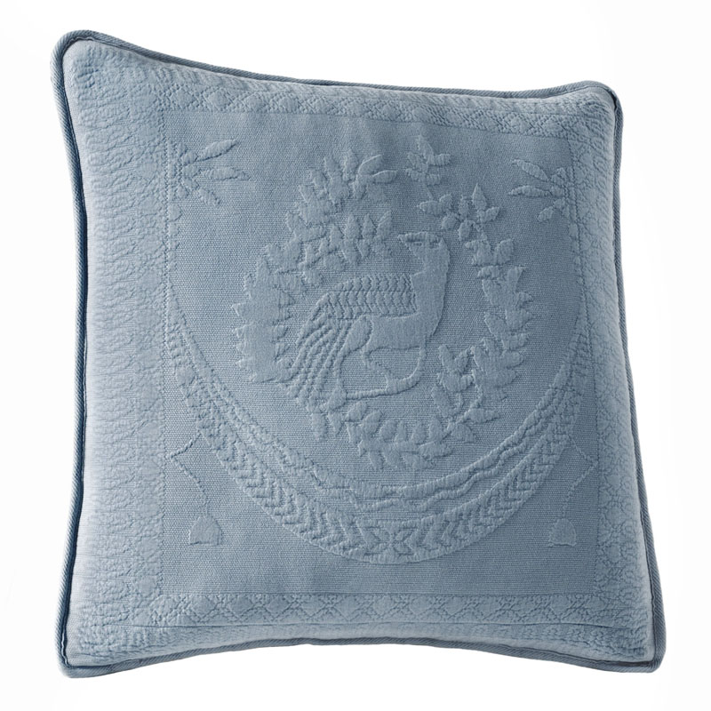 T155-11182020X020PDB By Ellery Homestyles King Charles 20-Inch Square Decorative Pillow, Powder Blue [Misc.]