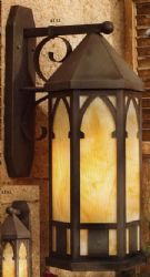 C101-4132 By Artistic Lighting-Hathaway Collection Charcoal Finish Solid Brass Lanterns