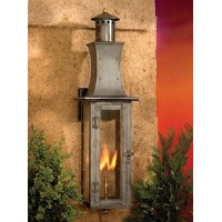 C101-7911 By Artistic Lighting-Artistic Copper Gas Lantern Collection Washed Pewter Finish 1 Lt Ceiling Globe