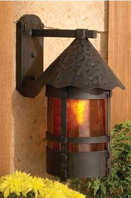 C101-8402 By Artistic Lighting-Durango Collection Brushed Iron Finish Hand Forged Iron Lanterns