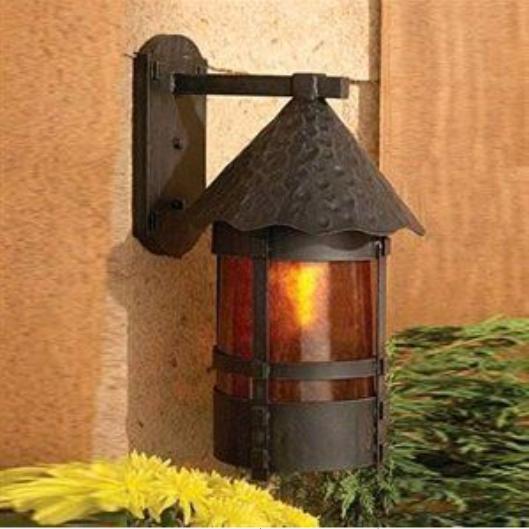 C101-8404 By Artistic Lighting-Durango Collection Brushed Iron Finish Hand Forged Iron Lanterns