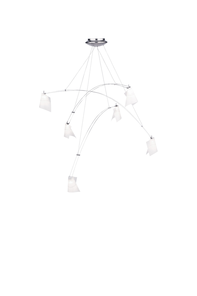 C109-700CRES36S By Tech Lighting Crescendo Collection Chrome,Satin Nickel Finish CRESCENDO 36IN W 6FT L, SN