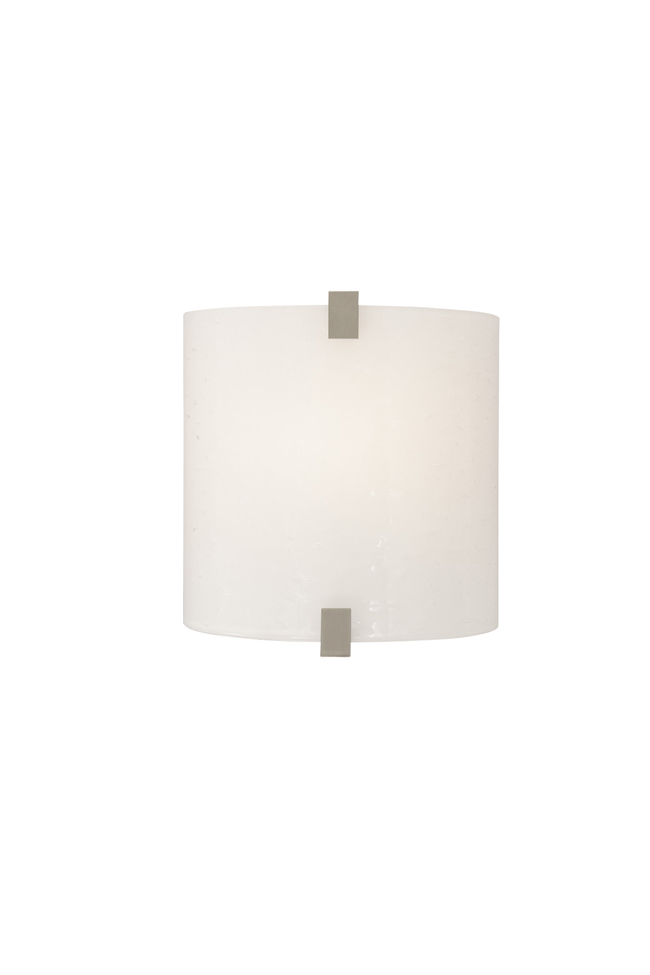 C109-700WSESXFWZ By Tech Lighting Essex Collection Antique Bronze,Chrome,Satin Nickel Finish Ws-Essex Wall Wht Fbrc,Bz