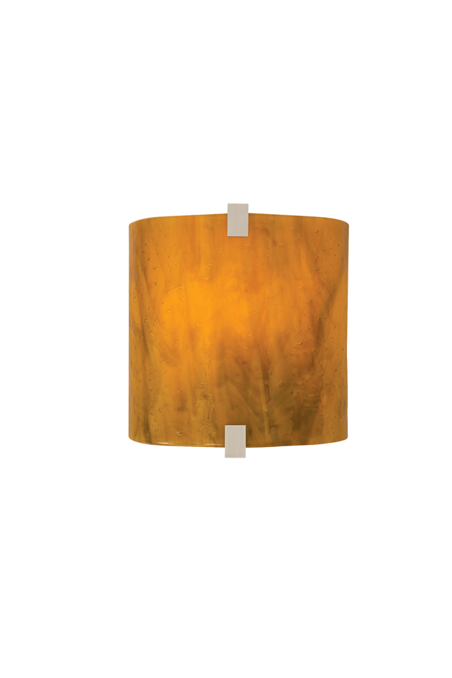 C109-700WSESXGAZ By Tech Lighting Essex Collection Antique Bronze,Chrome,Satin Nickel Finish Ws-Essex Wall Amber Gls,Bz