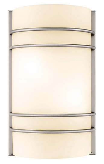 C199-20416-BS-OPL By Access Lighting-Artemis Collection Brushed Steel Finish Wall Sconce