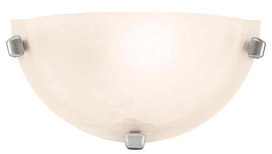 C199-20417-BS-ALB By Access Lighting-Mona Collection Brushed Steel Finish Wall Sconce