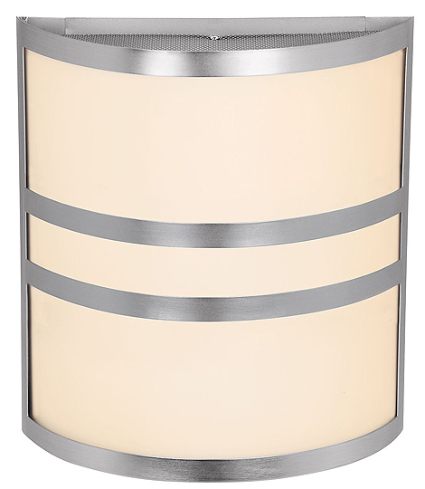 C199-20440-BS-OPL By Access Lighting-Artemis Collection Brushed Steel Finish Wall Fixture