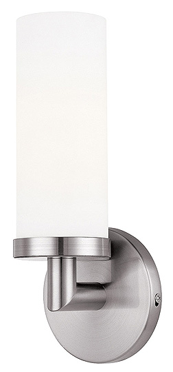 C199-20441-BS-OPL By Access Lighting-Aqueous Collection Brushed Steel Finish Wall Fixture