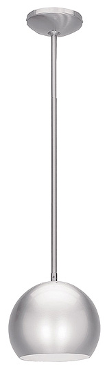 C199-23636-BS By Access Lighting-DecoBall Collection Brushed Steel Finish Ball Pendant
