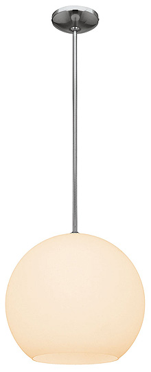 C199-23952-BS-OPL By Access Lighting-Nitrogen Collection Brushed Steel Finish Ball Pendant