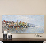 C111-31308 By Uttermost Overlooking The Sea Hand Painted Art