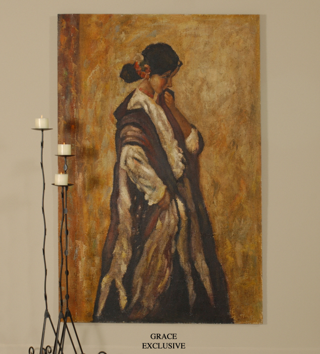 C111-32071 By Uttermost Serenity Hand Painted Art