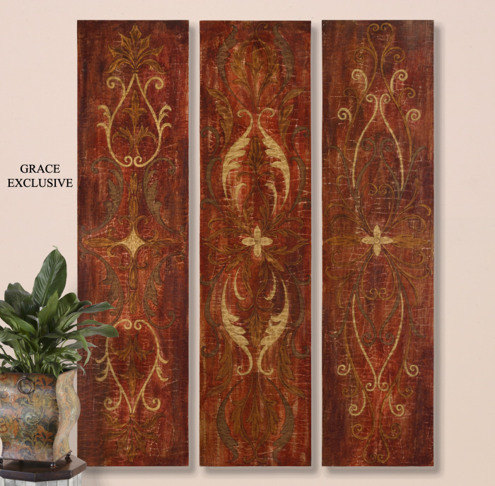 C111-32160 By Uttermost Elegant Panels Set/3