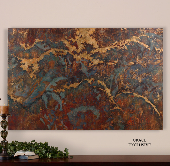C111-32182 By Uttermost Stormy Night Abstract Wall Art