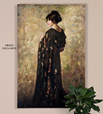 C111-32197 By Uttermost Contemplation Lady Canvas Wall Art