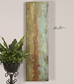 C111-32230 By Uttermost Red Clay Hand Painted Art