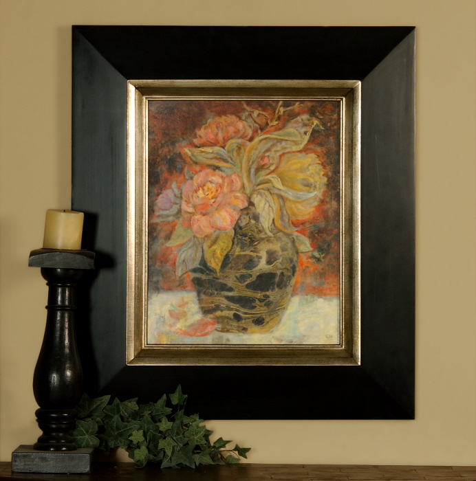 C111-33439 By Uttermost Floral Bunda Framed Art