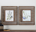 C111-34037 By Uttermost Herbs & Butterflies Wood Framed Art