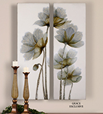 C111-34201 By Uttermost Floral Glow Floral Art Set/2