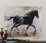 C111-34262 By Uttermost Blacks Beauty Horse Art
