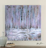 C111-34289 By Uttermost Showers Of Purple Hand Painted Art