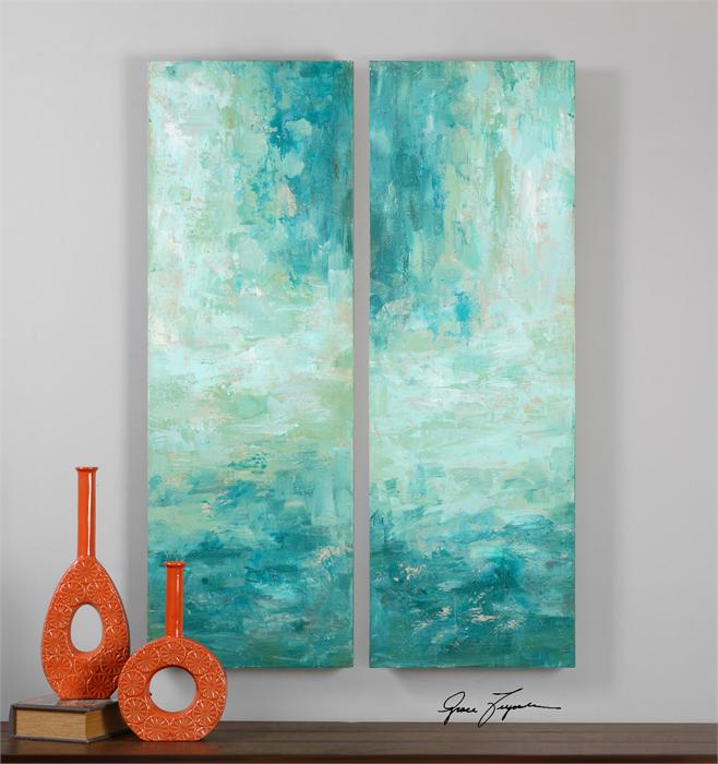 C111-34294 By Uttermost Forest View Modern Art, S/2