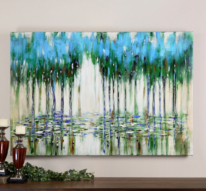 C111-35301 By Uttermost Trees In The Mist Abstract Art