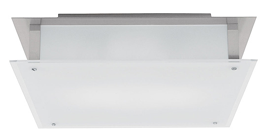 C199-50035-BS-FST By Access Lighting-Vision Collection Brushed Steel Finish Flush Mount