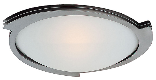 C199-50072-BS-FST By Access Lighting-Triton Collection Brushed Steel Finish Flush Mount