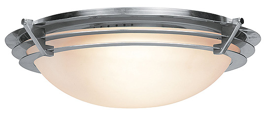 C199-50092-BS-FST By Access Lighting-Saturn Collection Brushed Steel Finish Flush Mount