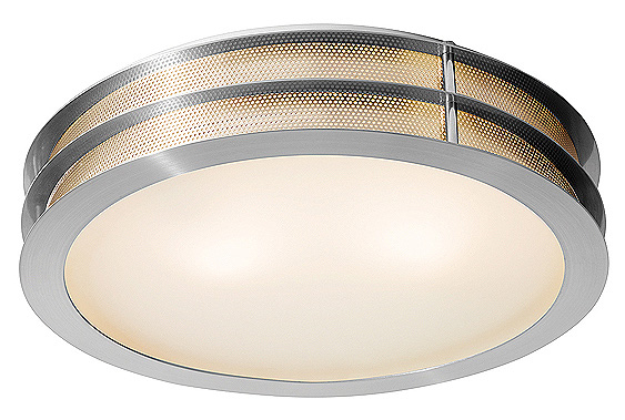 C199-50131-BS-FST By Access Lighting-Iron Collection Brushed Steel Finish Flush Mount