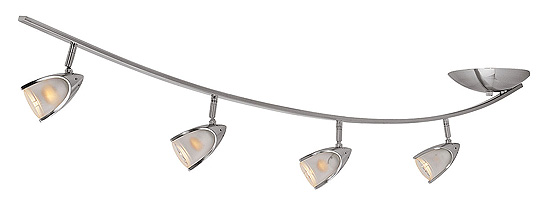 C199-52035-BS-OPL By Access Lighting-Comet Collection Brushed Steel Finish Ceiling - Wall Fixture