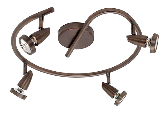 C199-52222-BRZ By Access Lighting-Mirage Collection Bronze Finish Cluster Spot