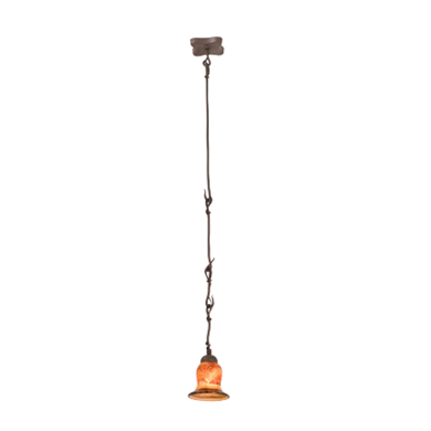C118-1821BAPS14 By Kalco Lighting-Vine Collection Bark Finish Mini-Pendant