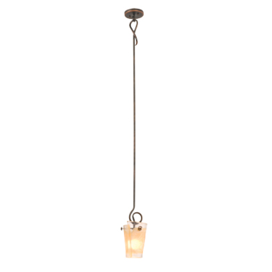 C118-1851ACANTQ By Kalco Lighting-Tribecca Collection Antique Copper Finish Mini-Pendant