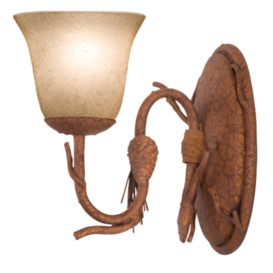 C118-3041PD1313 By Kalco Lighting-Ponderosa Collection Ponderosa Finish 1-Lt. Bath