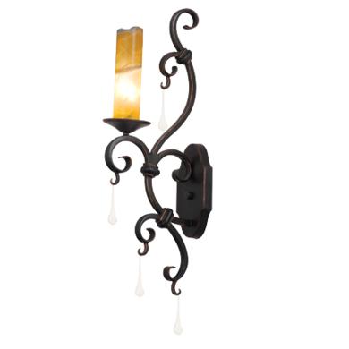 C118-3075ACCALC By Kalco Lighting-Palladium Collection Antique Copper Finish 1-Lt. Wall Bracket