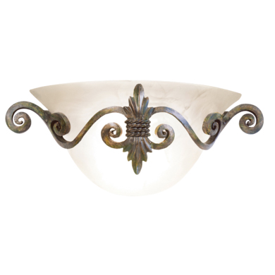 C118-4152BY By Kalco Lighting-Wellington Collection Bayou Finish (1) 100-Watt Medium Base